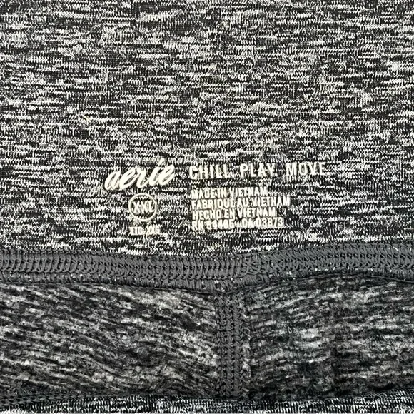 Aerie Womens XXL Activewear Leggings Chill Play Move Heather Gray - Picture 5 of 6